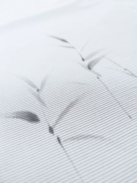 画像22: M0328T  夏物 女性用着物 表:紗、裏:絽、紗袷、とんぼ柄 シルク(正絹)   紺, ききょう 【中古】 【USED】 【リサイクル】 ★★☆☆☆ (22)