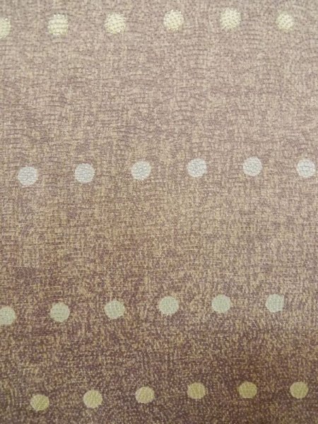 画像6: M0328W  付下げ 女性用着物  シルク（正絹） 淡い 灰色がかった 紫色, 丸 淡い【中古】 【USED】 【リサイクル】 ★☆☆☆☆ (6)