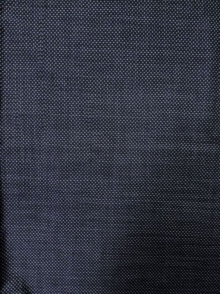 画像4: M0328Z  大島紬 女性用着物  シルク(正絹)   紺, 十字 【中古】 【USED】 【リサイクル】 ★☆☆☆☆ (4)