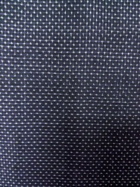 画像5: M0328Z  大島紬 女性用着物  シルク(正絹)   紺, 十字 【中古】 【USED】 【リサイクル】 ★☆☆☆☆ (5)