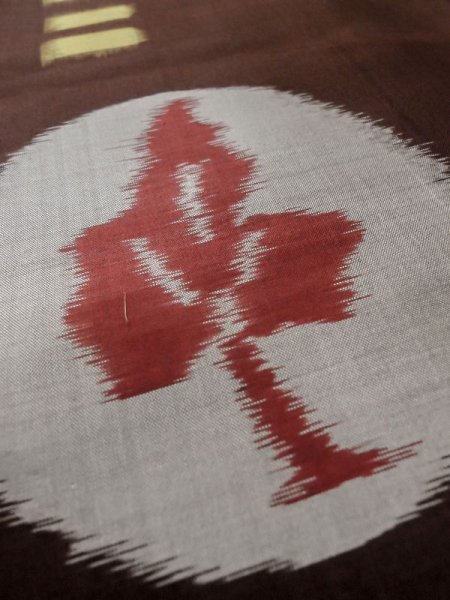 画像7: M0329C  羽織 女性用着物  シルク（正絹）   茶色, 木 【中古】 【USED】 【リサイクル】 ★★★☆☆ (7)