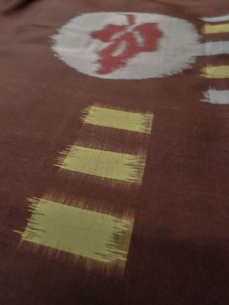 画像8: M0329C  羽織 女性用着物  シルク（正絹）   茶色, 木 【中古】 【USED】 【リサイクル】 ★★★☆☆ (8)