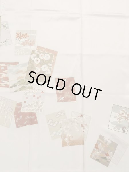 画像4: M0330C  付下げ 女性用着物  シルク(正絹)  淡い 桃色, 桜 【中古】 【USED】 【リサイクル】 ★★★☆☆ (4)