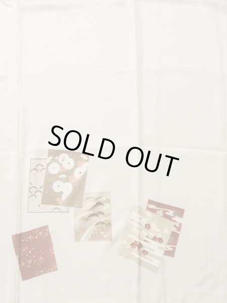 画像5: M0330C  付下げ 女性用着物  シルク(正絹)  淡い 桃色, 桜 【中古】 【USED】 【リサイクル】 ★★★☆☆ (5)