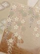 画像7: M0330C  付下げ 女性用着物  シルク（正絹）  淡い 桃色, 桜 【中古】 【USED】 【リサイクル】 ★★★☆☆ (7)