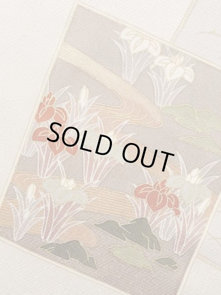 画像8: M0330C  付下げ 女性用着物  シルク(正絹)  淡い 桃色, 桜 【中古】 【USED】 【リサイクル】 ★★★☆☆ (8)