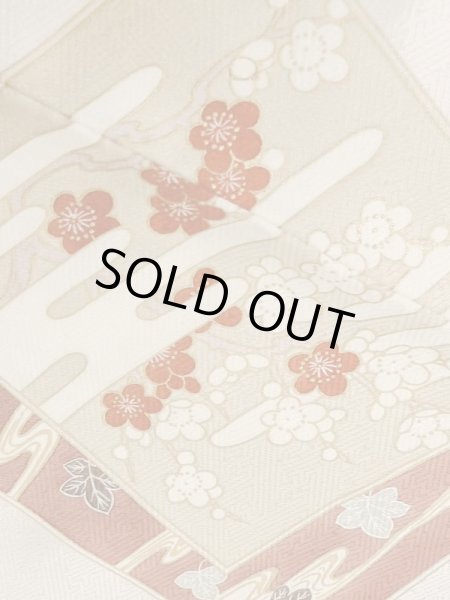 画像11: M0330C  付下げ 女性用着物  シルク(正絹)  淡い 桃色, 桜 【中古】 【USED】 【リサイクル】 ★★★☆☆ (11)
