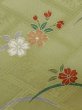 画像9: M0330G  訪問着 女性用着物  シルク（正絹） 淡い 灰色がかった 茶色, 桜 灰色がかった【中古】 【USED】 【リサイクル】 ★★★☆☆ (9)