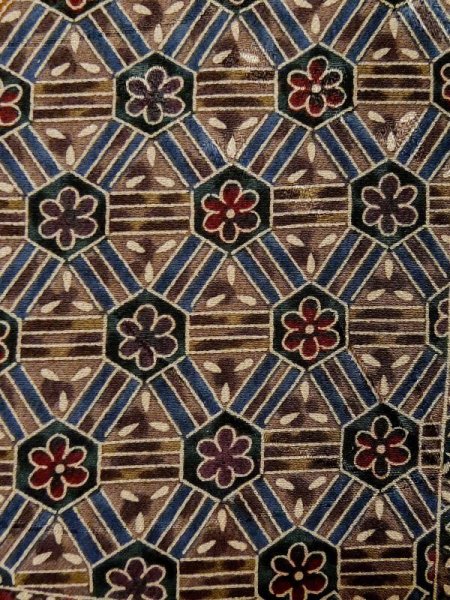 画像8: M0330S  小紋 女性用着物  シルク(正絹) 淡い 深い 山吹, 花 【中古】 【USED】 【リサイクル】 ★★★★☆ (8)