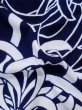 画像12: M0331C  浴衣（日本製） 女性用着物  綿   藍, 菊 【中古】 【USED】 【リサイクル】 ★★★☆☆ (12)