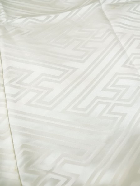 画像5: M0505J  子供用 男性用着物  シルク(正絹)   白,  【中古】 【USED】 【リサイクル】 ★★☆☆☆ (5)