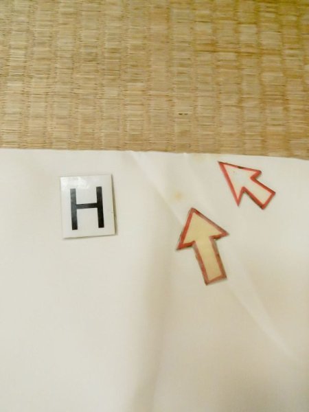 画像16: M0505M  子供用 男性用着物  シルク(正絹)   アイボリー,  【中古】 【USED】 【リサイクル】 ★★☆☆☆ (16)