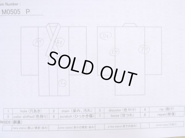 画像13: M0505P  子供用 女性用着物 花火柄 綿   赤色,  【中古】 【USED】 【リサイクル】 ★☆☆☆☆ (13)