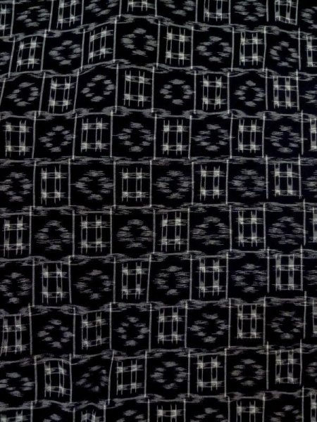 画像3: M0505Q  子供用 男性用着物  綿   黒, いげた 【中古】 【USED】 【リサイクル】 ★★★☆☆ (3)