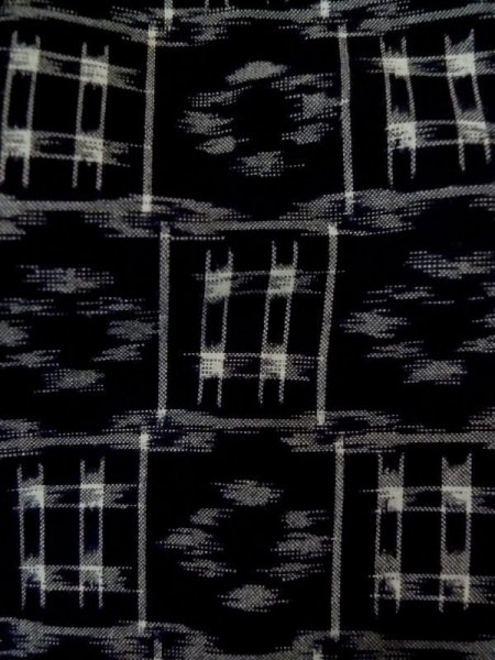 画像5: M0505Q  子供用 男性用着物  綿   黒, いげた 【中古】 【USED】 【リサイクル】 ★★★☆☆ (5)