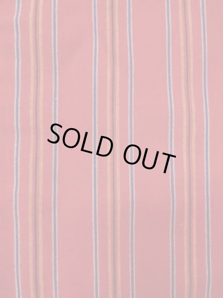 画像3: M0505X  子供用 女性用着物  ウール   赤色, 縞 【中古】 【USED】 【リサイクル】 ★★★☆☆ (3)