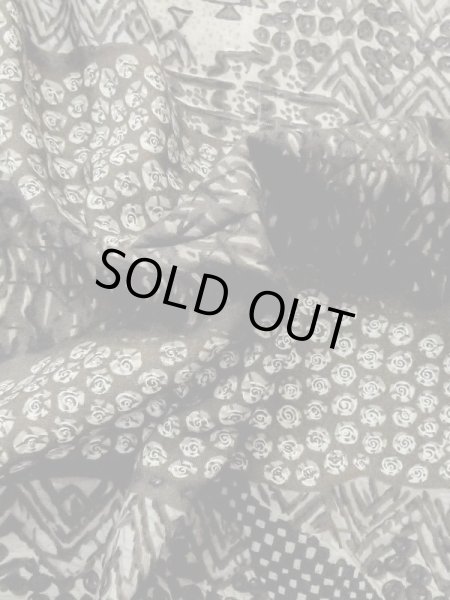 画像12: M0516I  男性用襦袢 男性用着物  綿  深い 茶色, 線 【中古】 【USED】 【リサイクル】 ★☆☆☆☆ (12)