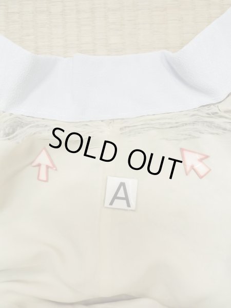 画像14: M0516I  男性用襦袢 男性用着物  綿  深い 茶色, 線 【中古】 【USED】 【リサイクル】 ★☆☆☆☆ (14)