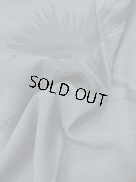 画像12: M0516R  男性用襦袢 男性用着物  ウール  青み 灰色, 橘 【中古】 【USED】 【リサイクル】 ★☆☆☆☆ (12)