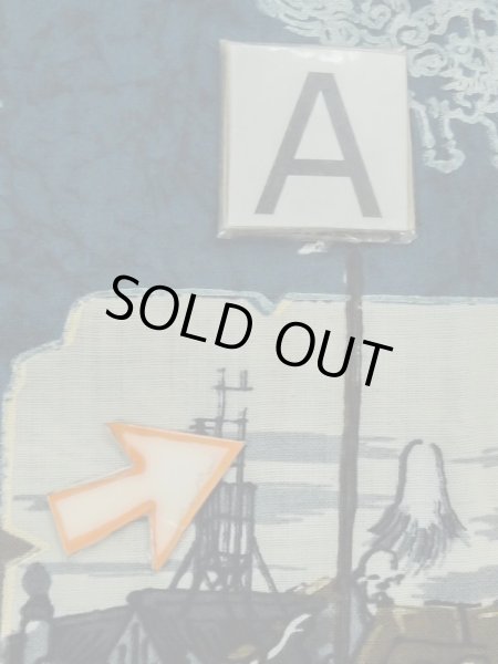 画像14: M0516W  男性用襦袢 男性用着物  ウール   紺, 松/松葉 【中古】 【USED】 【リサイクル】 ★★☆☆☆ (14)