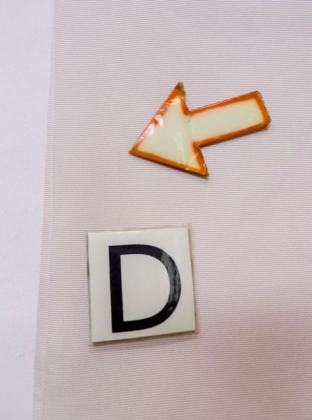 画像14: M0523C 名古屋帯 女性用着物 シルク（正絹）  淡い 桃色 菊 【中古】 【USED】 【リサイクル】 ★★★☆☆ (14)