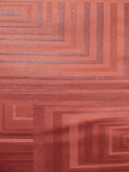 画像6: M0523Q 名古屋帯 女性用着物 シルク(正絹)   橙色 四角 【中古】 【USED】 【リサイクル】 ★★★☆☆ (6)