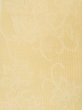 画像3: M0523U 名古屋帯 女性用着物 麻 淡い 薄い 黄色 唐花 【中古】 【USED】 【リサイクル】 ★★★☆☆ (3)