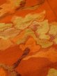 画像7: M0525H 名古屋帯 女性用着物 シルク（正絹）   橙色 花 【中古】 【USED】 【リサイクル】 ★★★★☆ (7)