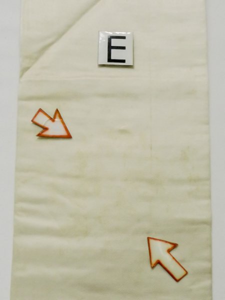 画像16: M0525O 名古屋帯 女性用着物 シルク(正絹)   アイボリー ぼたん 【中古】 【USED】 【リサイクル】 ★★☆☆☆ (16)