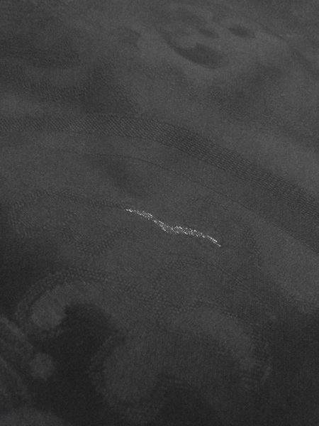 画像10: M0525V 名古屋帯 女性用着物 シルク(正絹)   黒 波 【中古】 【USED】 【リサイクル】 ★★★☆☆ (10)