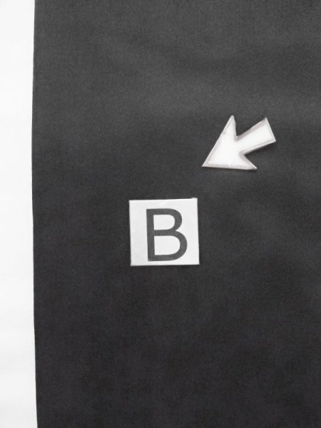 画像16: M0525V 名古屋帯 女性用着物 シルク(正絹)   黒 波 【中古】 【USED】 【リサイクル】 ★★★☆☆ (16)