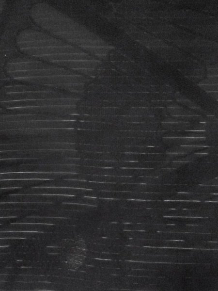 画像9: M0525W 名古屋帯 女性用着物 シルク(正絹)   黒 菊 【中古】 【USED】 【リサイクル】 ★★★★☆ (9)