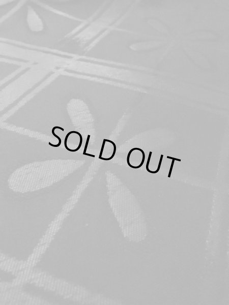 画像9: M0525X 名古屋帯 女性用着物 シルク（正絹）   黒 花菱 【中古】 【USED】 【リサイクル】 ★★☆☆☆ (9)