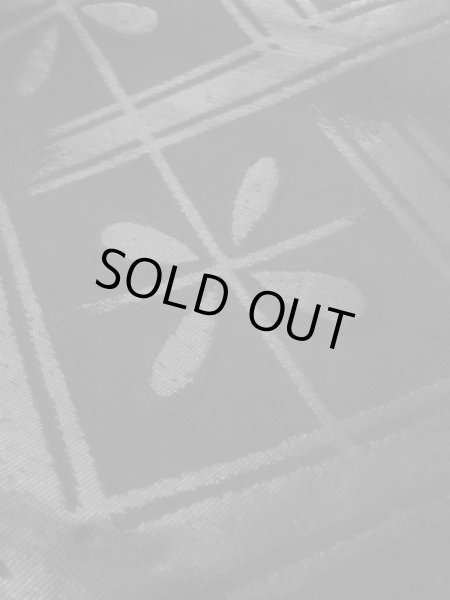 画像10: M0525X 名古屋帯 女性用着物 シルク（正絹）   黒 花菱 【中古】 【USED】 【リサイクル】 ★★☆☆☆ (10)