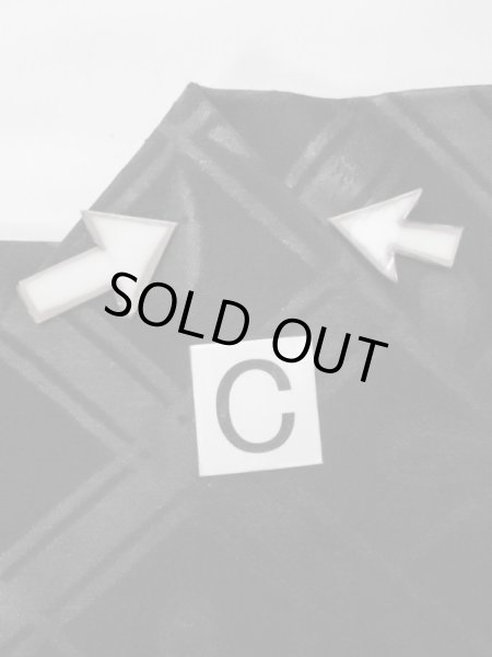 画像15: M0525X 名古屋帯 女性用着物 シルク（正絹）   黒 花菱 【中古】 【USED】 【リサイクル】 ★★☆☆☆ (15)