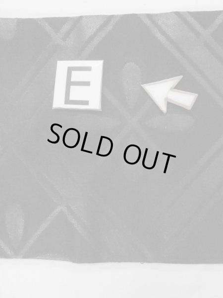 画像17: M0525X 名古屋帯 女性用着物 シルク（正絹）   黒 花菱 【中古】 【USED】 【リサイクル】 ★★☆☆☆ (17)