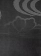 画像7: M0525Y 名古屋帯 女性用着物 シルク（正絹）   黒 ぼたん 【中古】 【USED】 【リサイクル】 ★★★☆☆ (7)