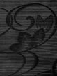 画像9: M0526C 名古屋帯 女性用着物 シルク（正絹）   黒 ききょう 【中古】 【USED】 【リサイクル】 ★★☆☆☆ (9)