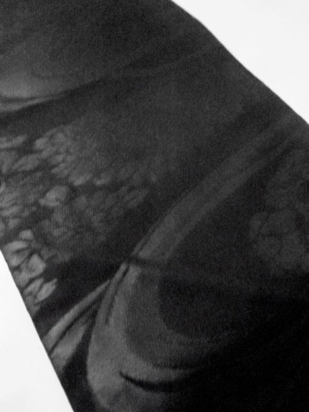 画像11: M0526D 名古屋帯 女性用着物 シルク(正絹)   黒 花 【中古】 【USED】 【リサイクル】 ★★★☆☆ (11)