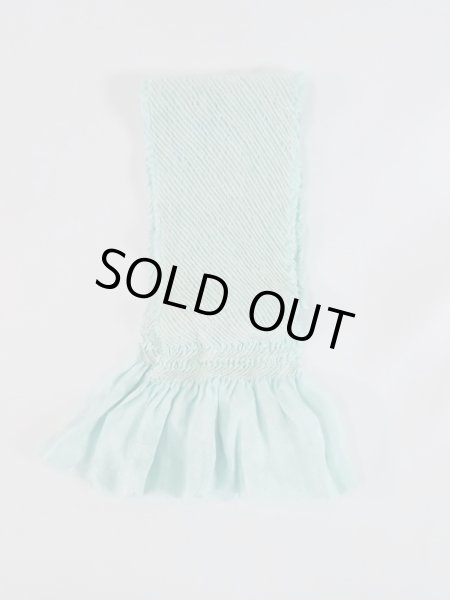 画像1: M0608XY 帯揚げ 女性用着物 シルク（正絹）  淡い 水色  【中古】 【USED】 【リサイクル】 ★★☆☆☆ (1)