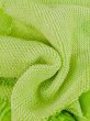 画像3: M0610XB 帯揚げ 女性用着物 シルク（正絹）   黄緑色 梅 【中古】 【USED】 【リサイクル】 ★★★★☆ (3)