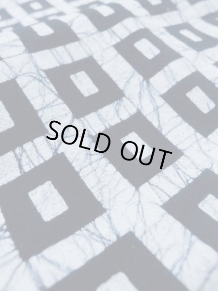 画像9: M0613E  浴衣（日本製） 女性用着物  綿麻   白, 四角 【中古】 【USED】 【リサイクル】 ★★★☆☆ (9)