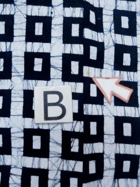 画像14: M0613E  浴衣(日本製) 女性用着物  綿麻   白, 四角 【中古】 【USED】 【リサイクル】 ★★★☆☆ (14)