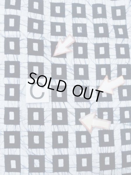 画像15: M0613E  浴衣（日本製） 女性用着物  綿麻   白, 四角 【中古】 【USED】 【リサイクル】 ★★★☆☆ (15)