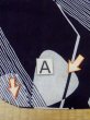 画像13: M0613I  浴衣（日本製） 女性用着物  綿麻   藍, 花 【中古】 【USED】 【リサイクル】 ★★☆☆☆ (13)