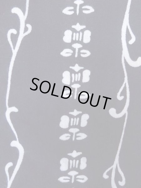 画像4: M0613L Mint  浴衣（日本製） 女性用着物  綿   藍, 花 【中古】 【USED】 【リサイクル】 ★★★★☆ (4)