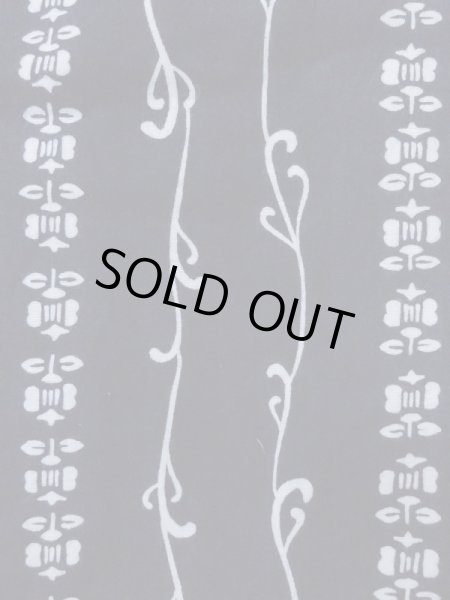 画像6: M0613L Mint  浴衣（日本製） 女性用着物  綿   藍, 花 【中古】 【USED】 【リサイクル】 ★★★★☆ (6)