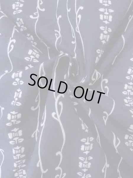 画像11: M0613L Mint  浴衣（日本製） 女性用着物  綿   藍, 花 【中古】 【USED】 【リサイクル】 ★★★★☆ (11)