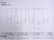 画像13: M0613N  浴衣（日本製） 女性用着物  綿麻   藍, 花 【中古】 【USED】 【リサイクル】 ★★★☆☆ (13)