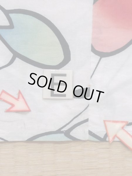 画像16: M0613Q  浴衣（日本製） 女性用着物  綿   白, 椿 【中古】 【USED】 【リサイクル】 ★★☆☆☆ (16)